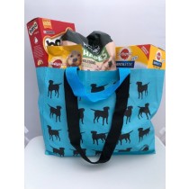 Long lasting, hard wearing shopping bag with multiple labradors design. WITH BOTH SHOULDER AND HAND STRAPS!!!!!