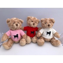 Teddy with labrador logo