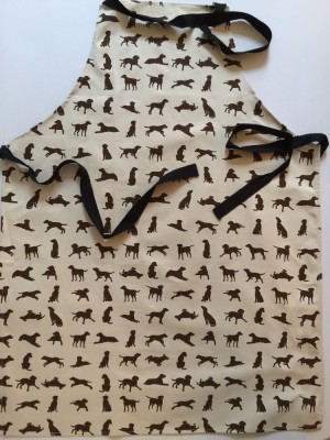 Chocolate Labrador design Apron