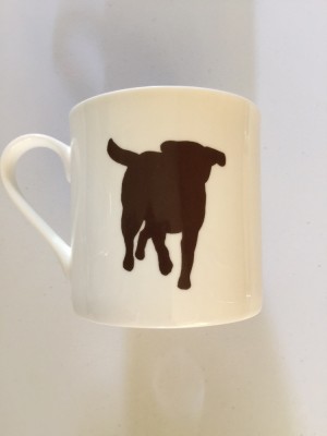 Extra Large China Mug - Chocolate Labrador
