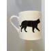Extra Large China Mug - Cat